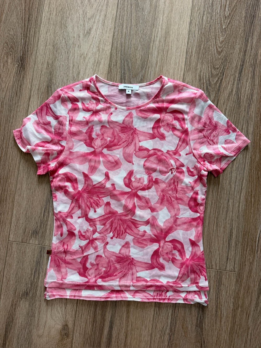 Miaou Mini short sleeve Tee floral print